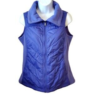 Columbia Mix It Around Insulated Vest Quilted Full Zip Fleece Pockets Size Small